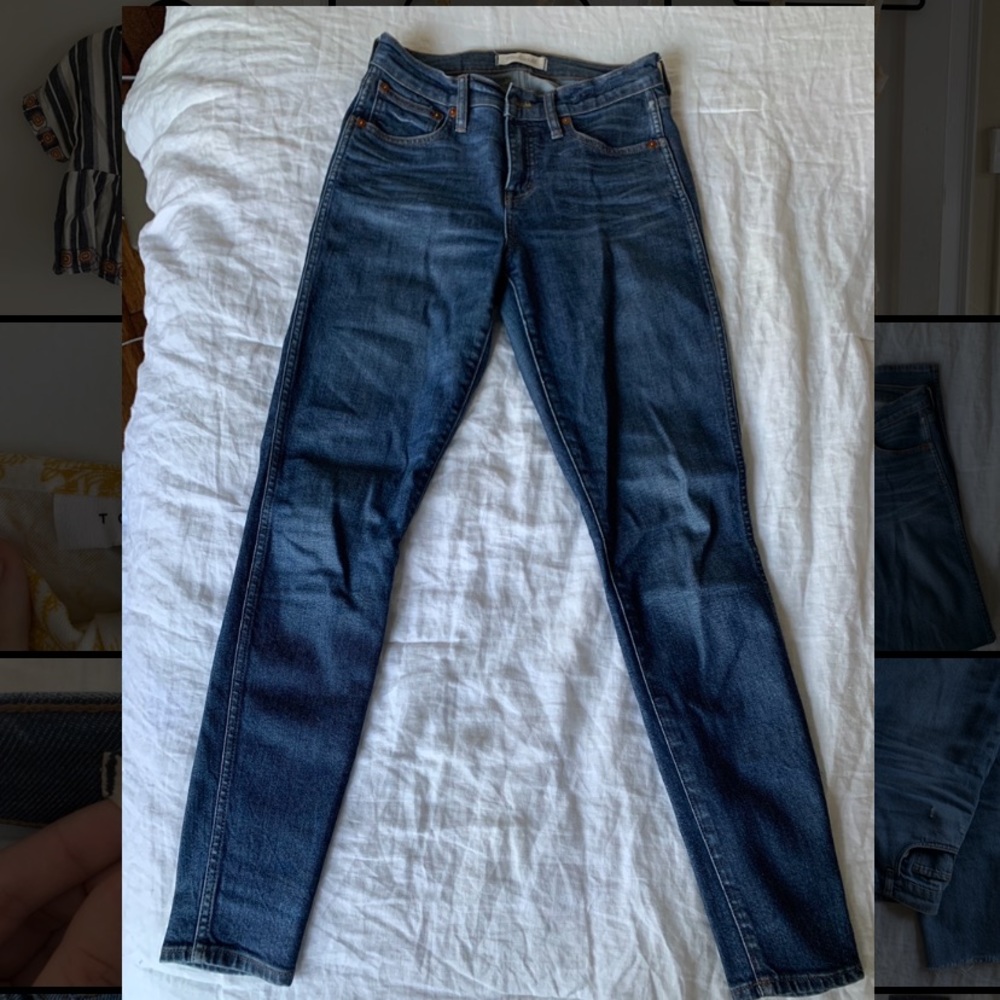 Madewell Dark Wash Skinny Jeans